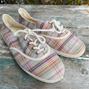Reef striped canvas shoes womens 7